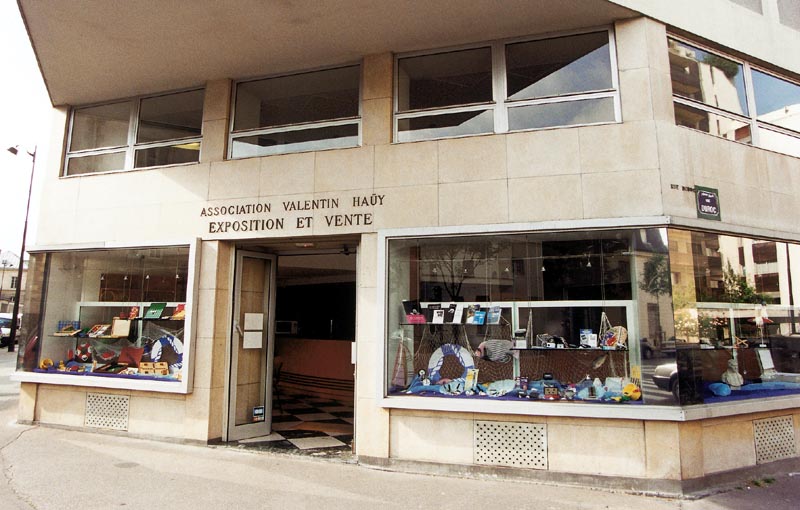 Boutique de l'AVH à Paris.