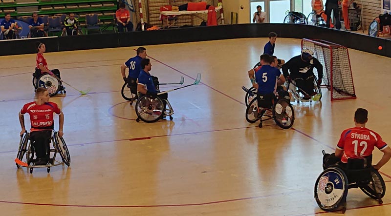 hockey fauteuil.