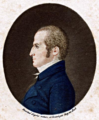 Jean Massieu, selon une gravure de 1803.