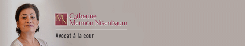 Catherine Meimon Nisenbaum, avocate à la Cour, spécialisée dans l'indemnisation du préjudice corporel, cliquez pour découvrir son travail...