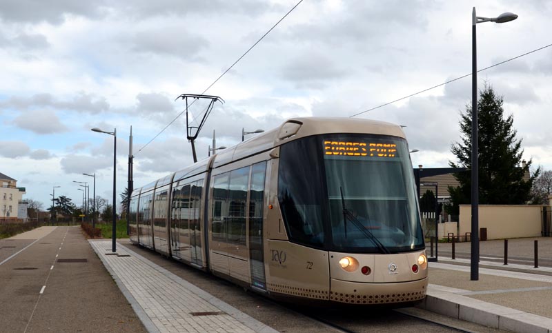 Tramway d'Orléans.