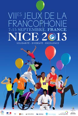 Affiche des VIIe Jeux de la Francophonie