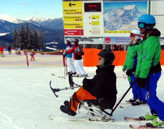 Skier à Garmisch-Partenkirchen