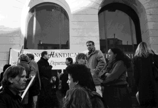 Manifestation du Collectif Handicap Paca