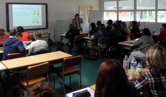 Formation à l'IFSI de Rambouillet en mai 2015. © Marc Renard