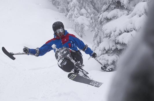 Deux maitres du freeride handi