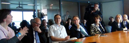 Paris, Institut Mutualiste Montsouris, Marisol Touraine, Ségolène Neuville et Béatrice Idiard-Chamois