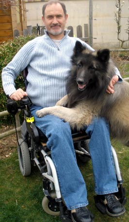 Pascal Esnault et son chien