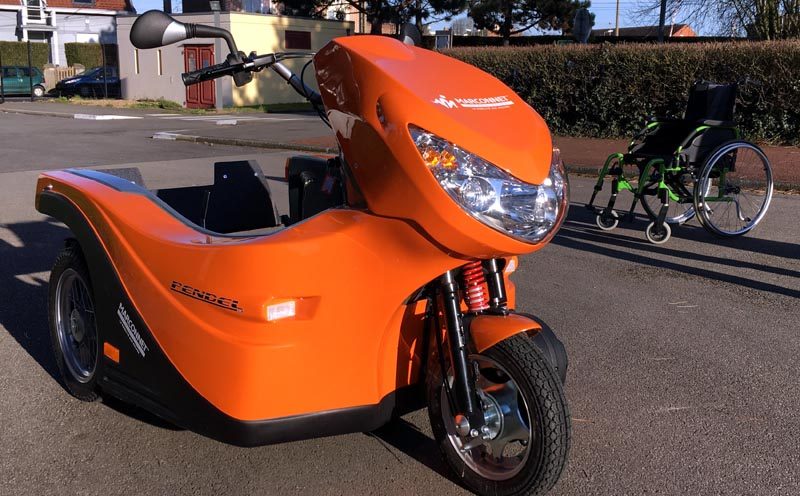 Le FD Pendel, un scooter à trois roues