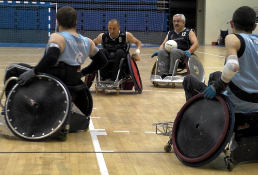 Rugby, Coupe de France 2013, Atlantique Rugby Fauteuil vs Bourgoin-Jallieu