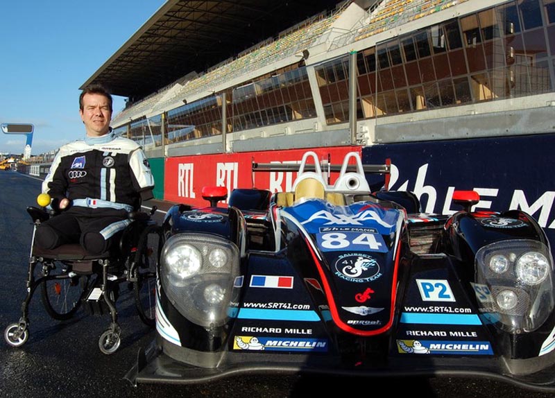 Frédéric Sausset et sa Morgan LMP2