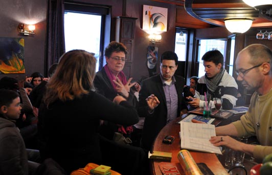 Marianne Dubois au Café-Signes d'Orléans