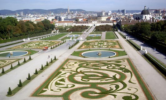 panorama sur Vienne depuis le Belvédère supérieur