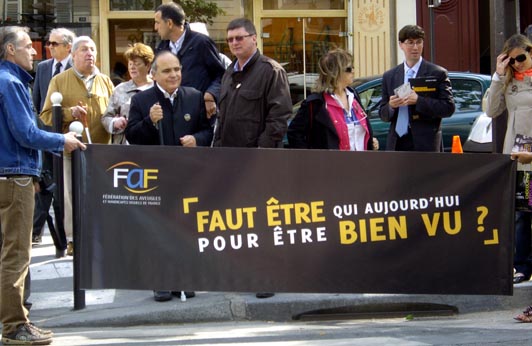 manifestation de la FAF