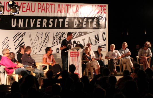 NPA, université d'été 2010. © Rouge-Meno