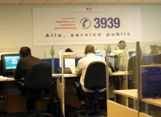 plateau téléphonique de Phone Marketing pour le 39 39 à Levallois-Perret