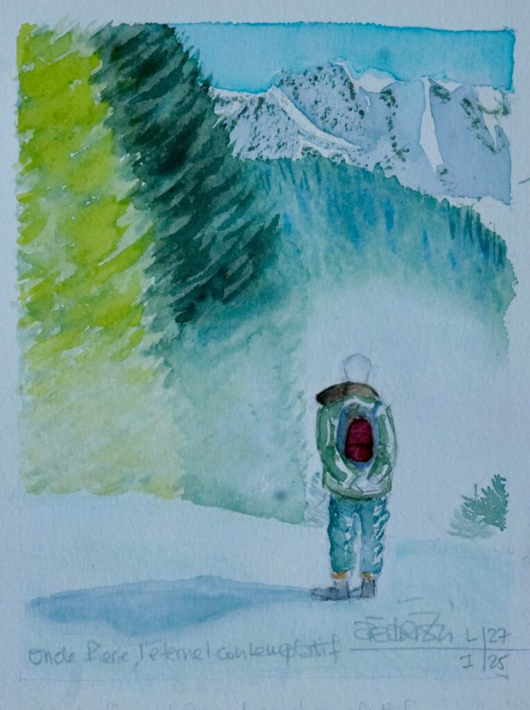 Oncle Pierre, l'éternel contemplatif ©Agnès Fédrizzi