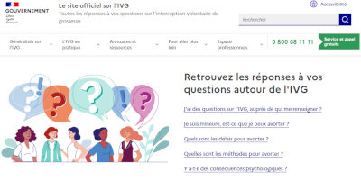 Accueil du site ivg.gouv.fr