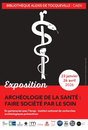 Affiche de l'exposition Archéologie de la santé