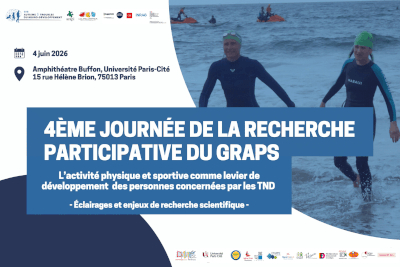 Affiche de la 4ème Journée de la recherche participative du GRAPS