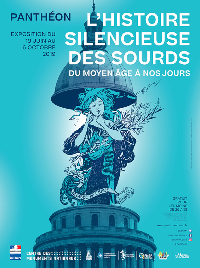 Affiche de l'exposition Histoire silencieuse des Sourds