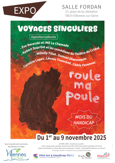 Affiche de l'exposition Voyages singuliers