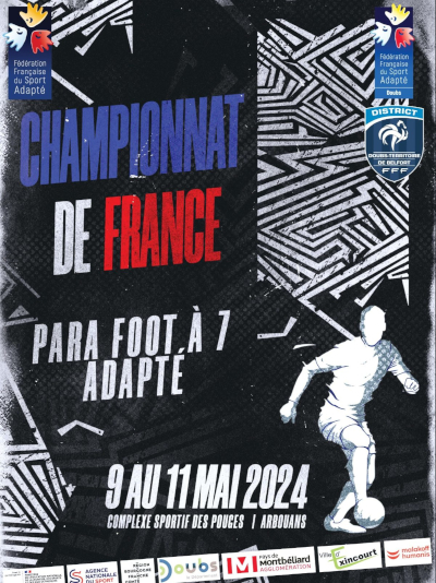 Affiche du Championnat de France de para football