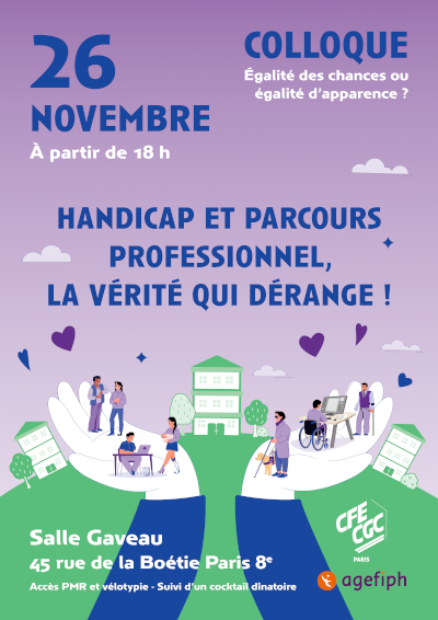 Affiche du colloque CFE-CGC