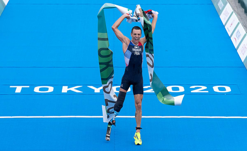 Alexis Hanquinquant remporte son premier triathlon paralympique ⒸOIS
