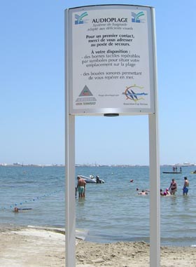 À la plage en autonomie