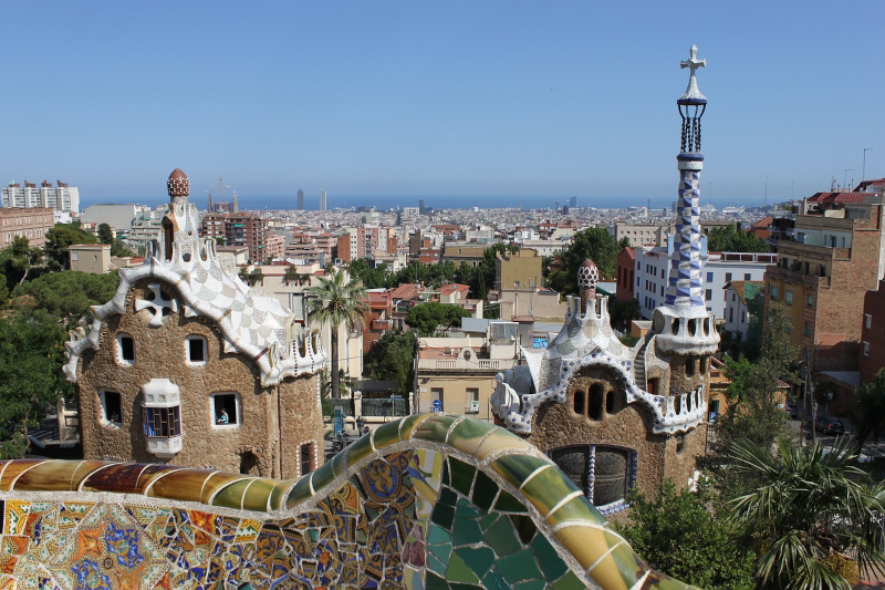 Barcelone depuis le parc Guell