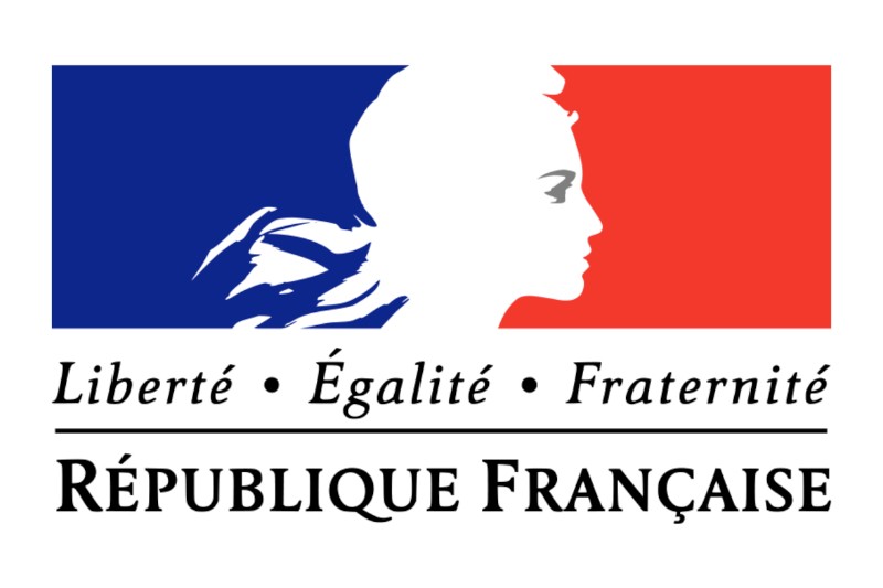 Bloc marque de la République Française