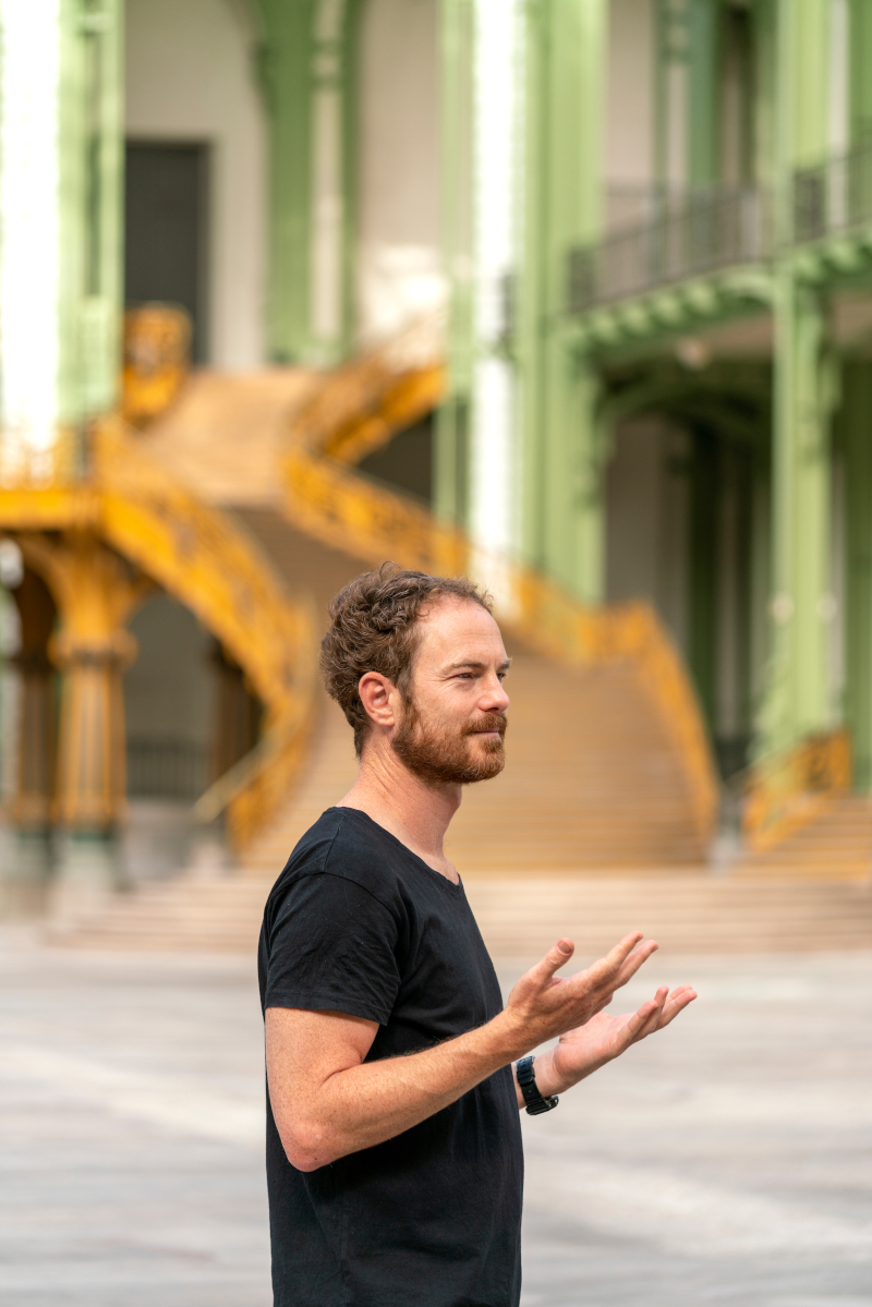 Boris Charmatz au Grand Palais ©Marc Domage pour la Rmn-Grand Palais, 2020