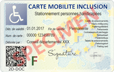 Carte mobilité-inclusion stationnement