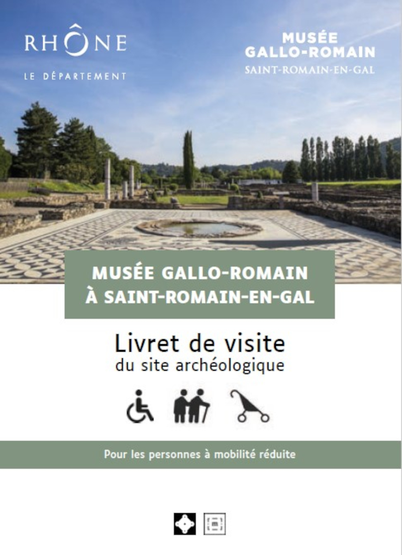 Couverture du livret PMR du musée de Saint-Romain-en-Gal