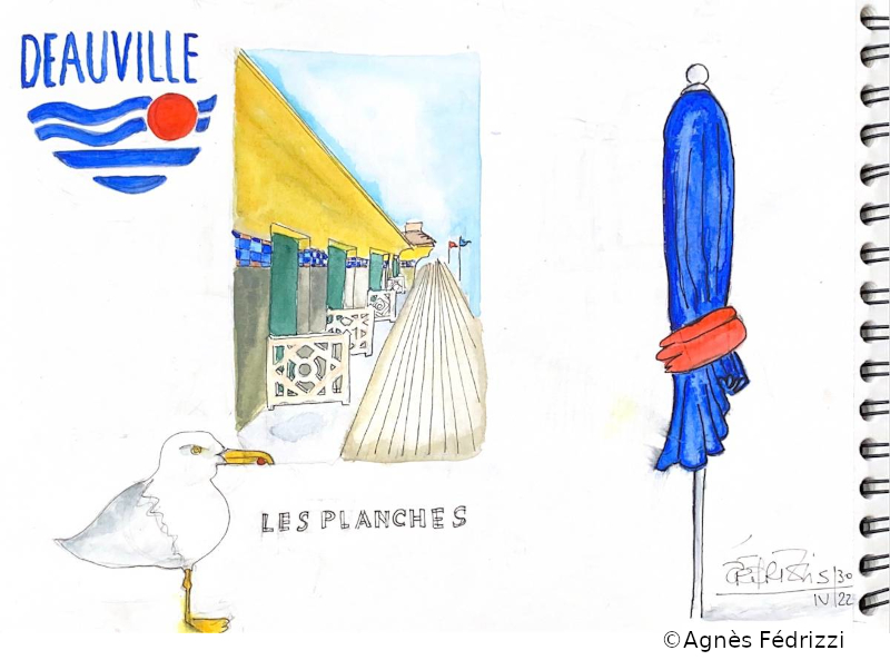 Deauville, les planches