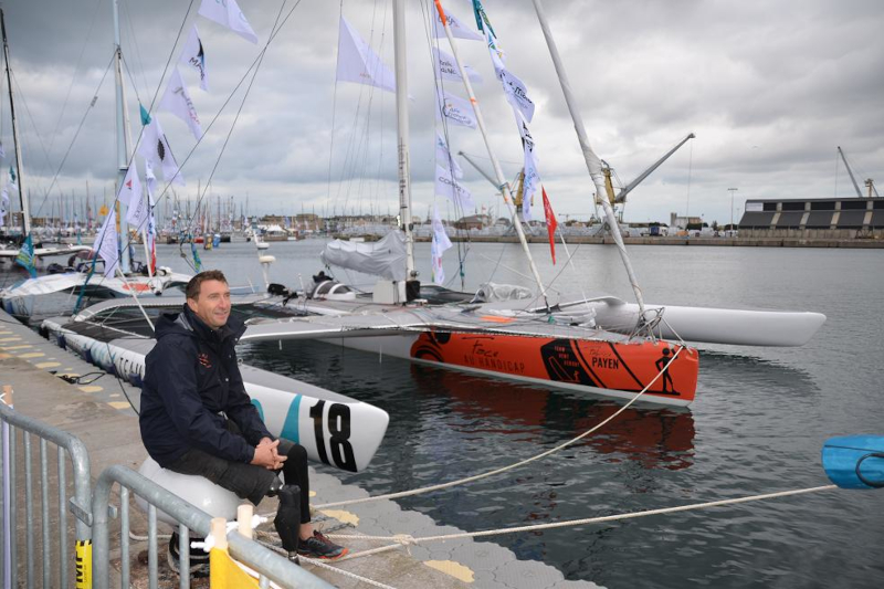 Fabrice Payen devant Team Vent Debout