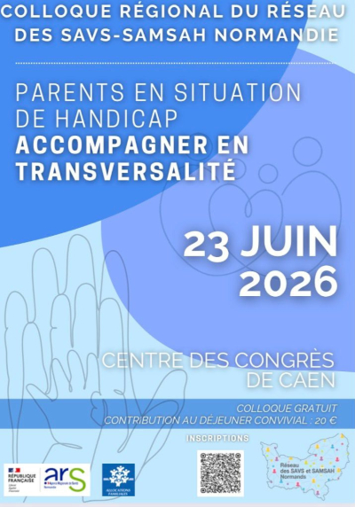 Flyer du colloque Parents en situation de handicap