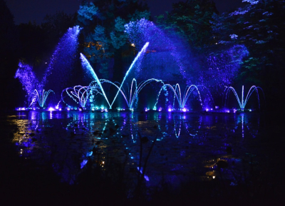 Fontaine lumineuse du Lac aux cygnes
