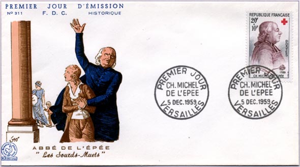 Surdité et timbres-poste