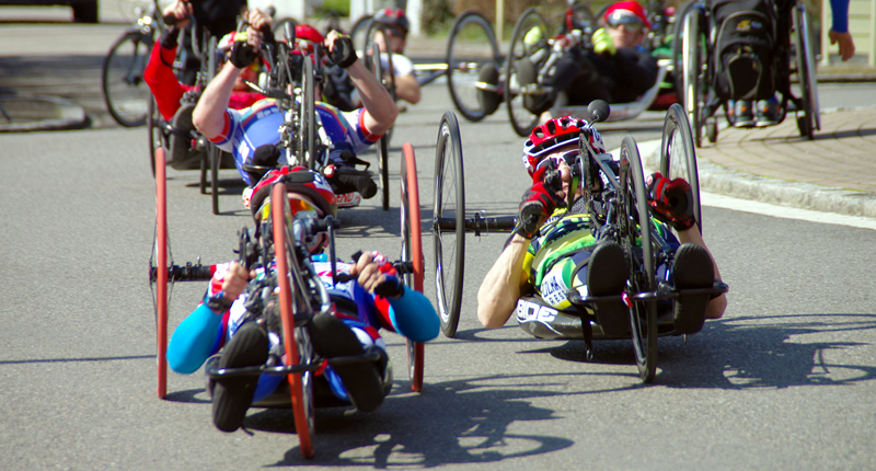 Handbike, course du Rosenau 2016