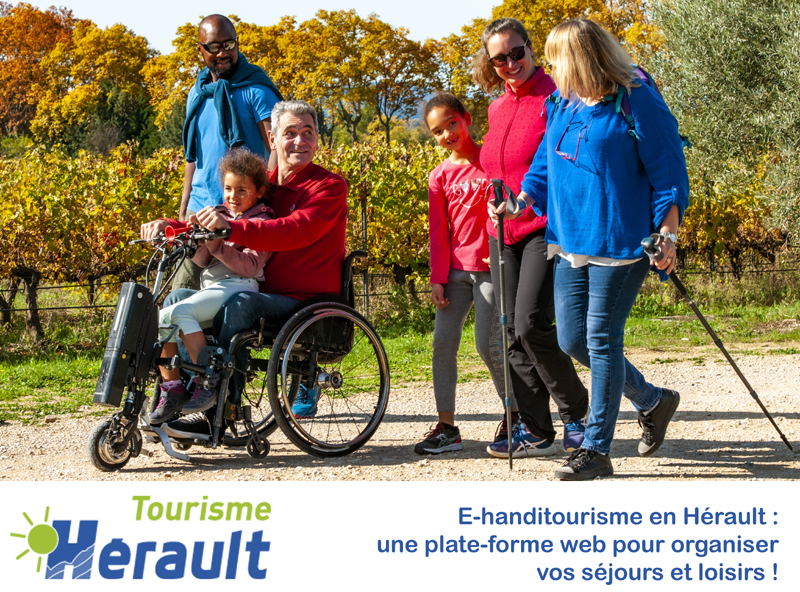 E-handitourisme en Hérault : une plate-forme web pour organiser vos séjours et loisirs