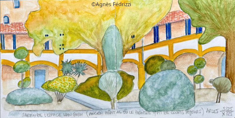 Jardin de l'Espace Van Gogh ©Agnès Fédrizzi