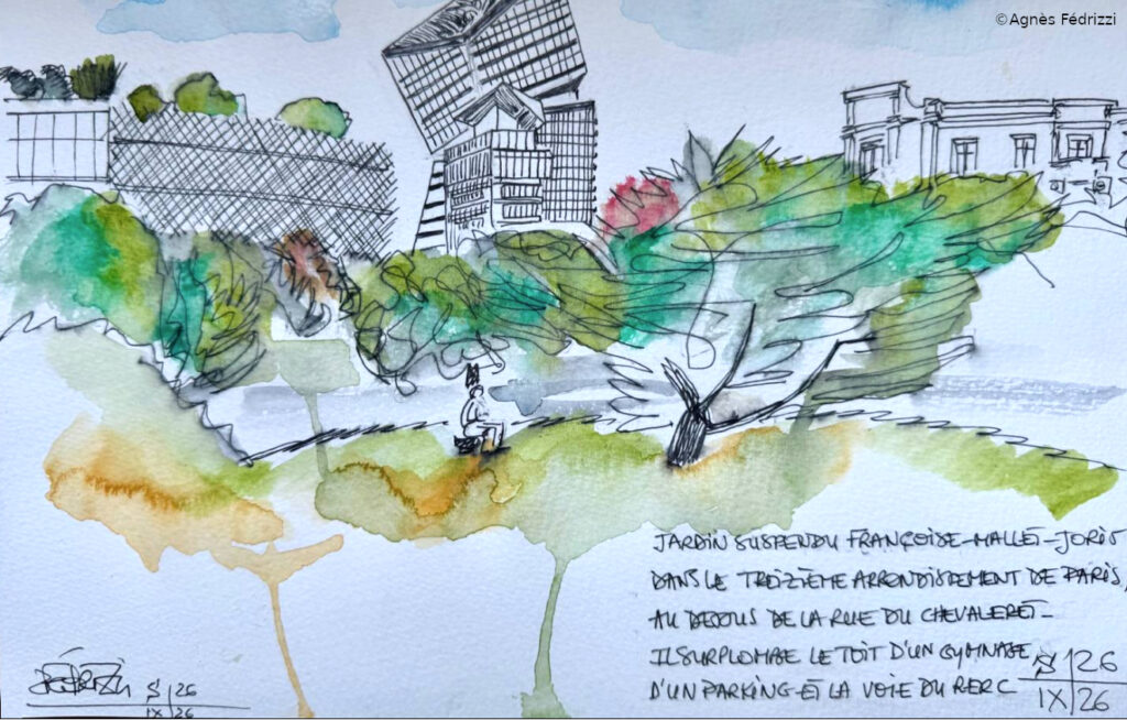 Jardin suspendu Françoise Mallet-Joris ©Agnès Fédrizzi