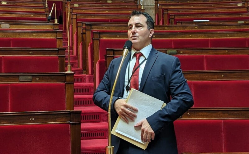 José Beaurain, un aveugle à l’Assemblée Nationale