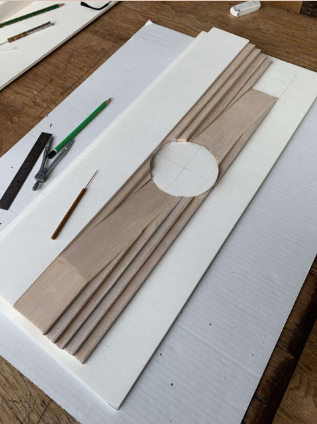 Joseph Grigely, maquette de l'entrée de l'espace Païpe, Palais de Tokyo 2025