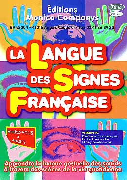 Couverture du cédérom de Monica Companys 'La Langue des Signes Française'