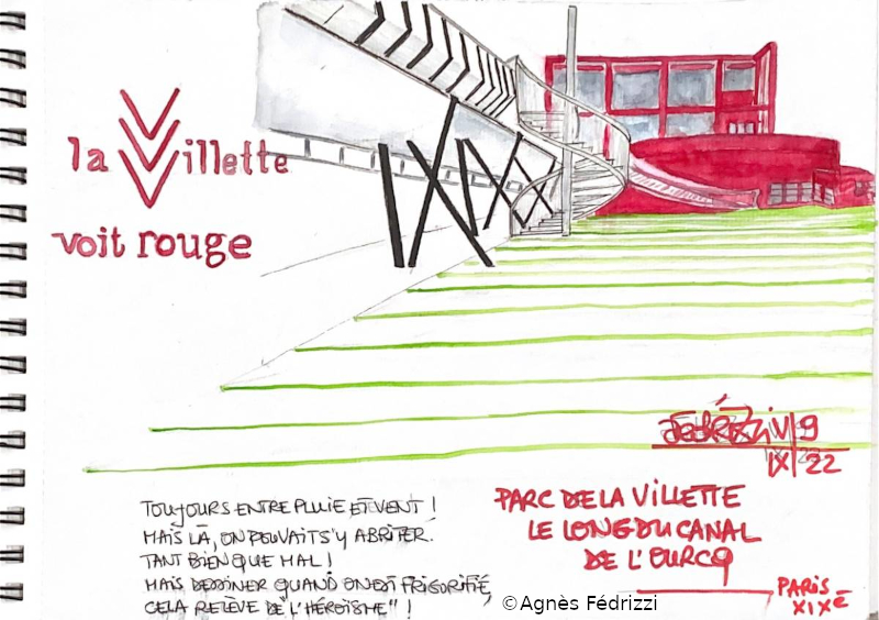La Villette voit rouge ©Agnès Fédrizzi