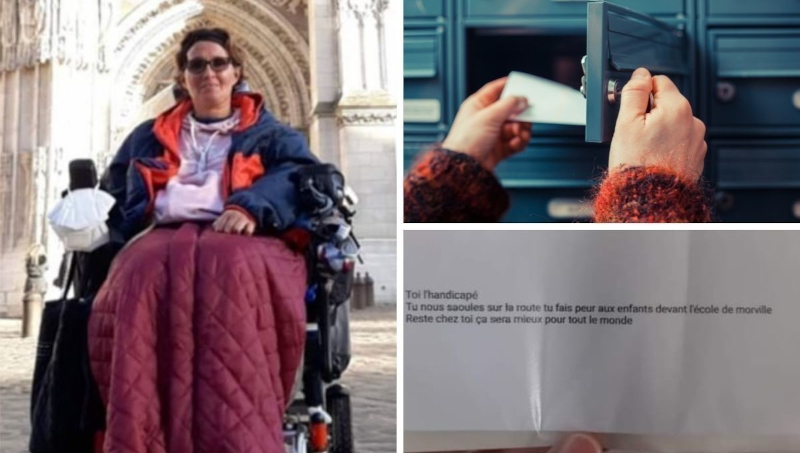Laëtitia Pichonnier et le courrier anonyme « Toi l’handicapée... »