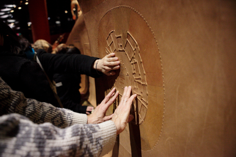 Le parcours tactile de La Rivière